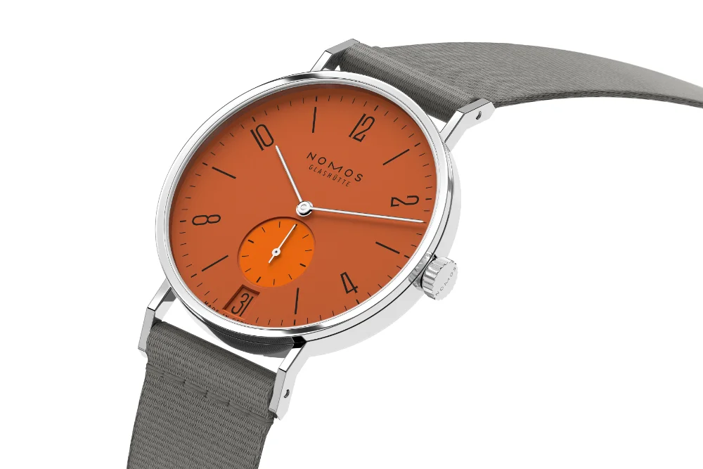 NOMOS Glashütte Tangente 38 Date in 31 colours