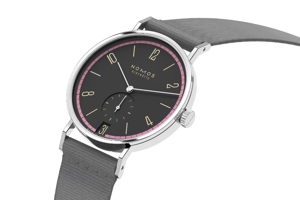 NOMOS Glashütte Tangente 38 Date in 31 colours