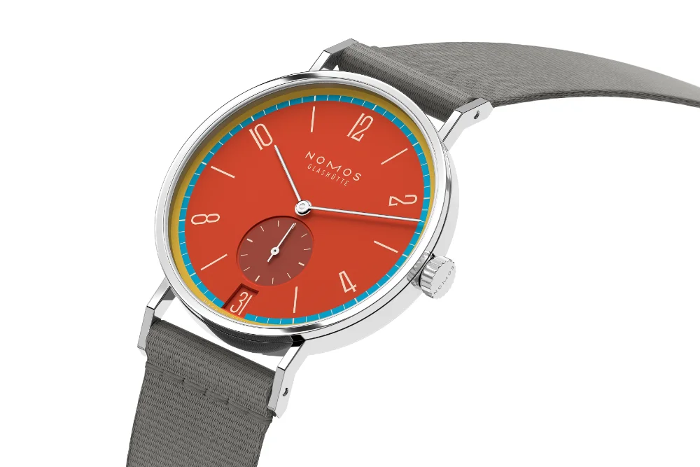 NOMOS Glashütte Tangente 38 Date in 31 colours