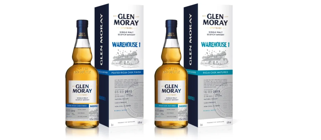 Glen Moray Rioja Cask whiskies