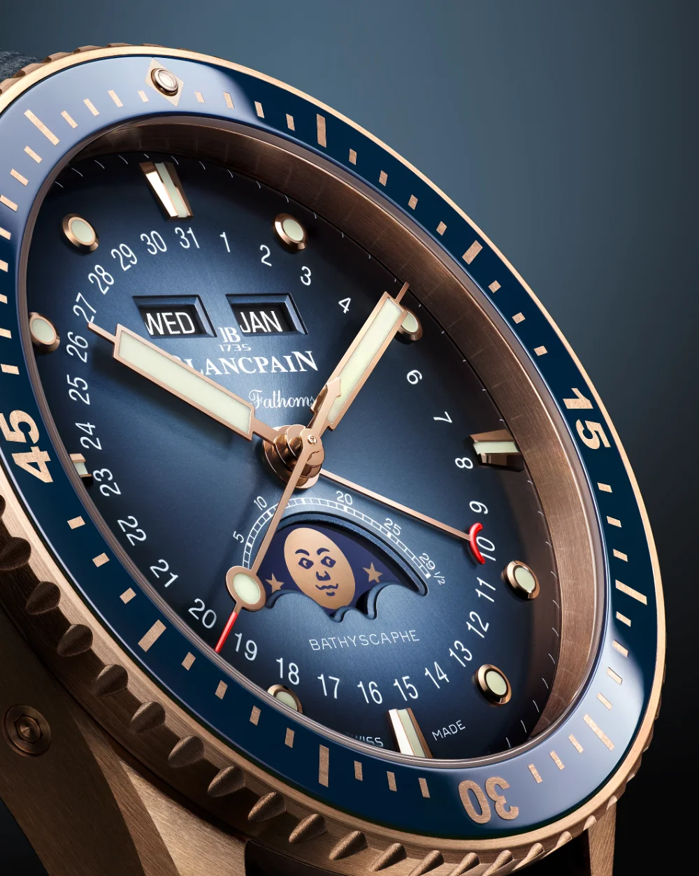 Blancpain Fifty Fathoms Bathyscaphe Full Gold