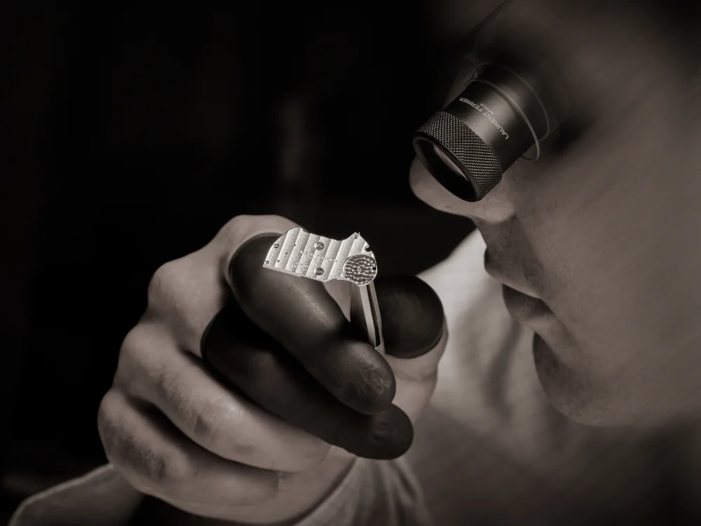 Laurent Ferrier hand finishing