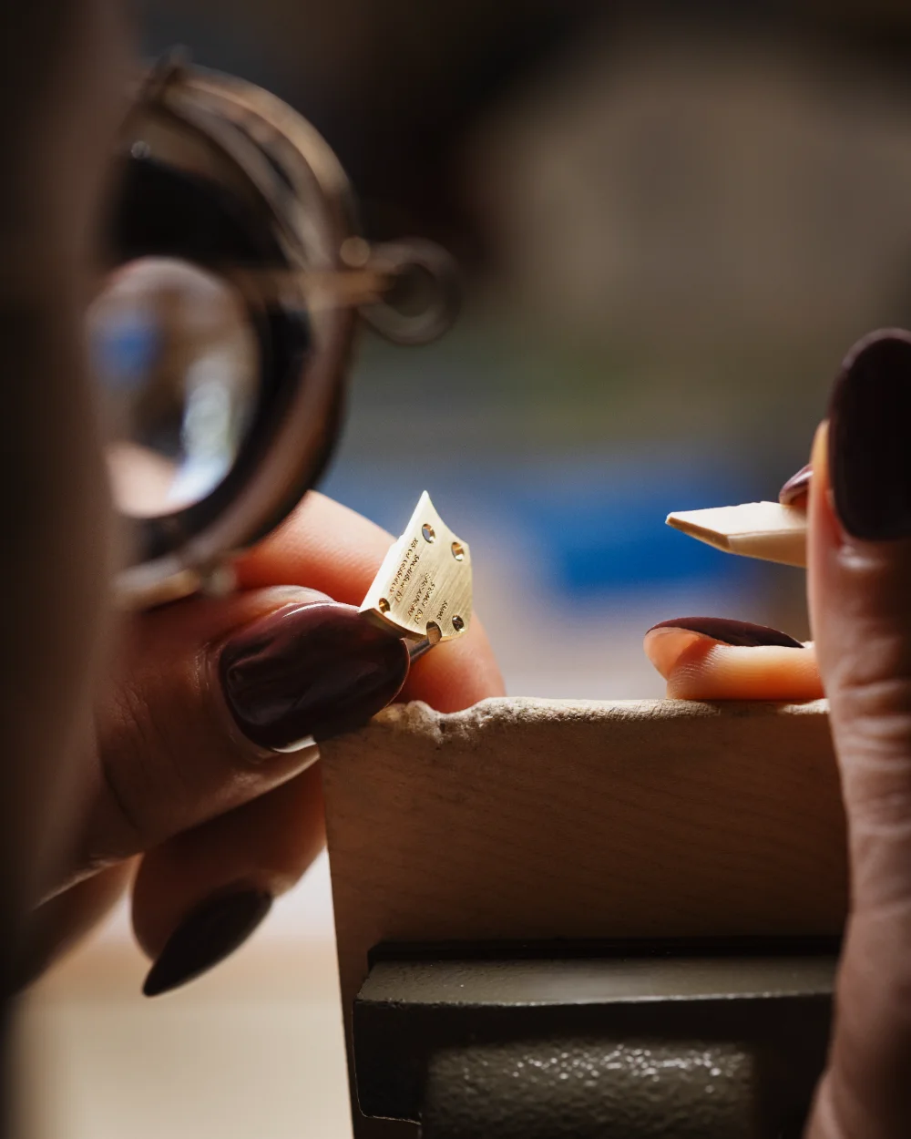 Laurent Ferrier hand finishing