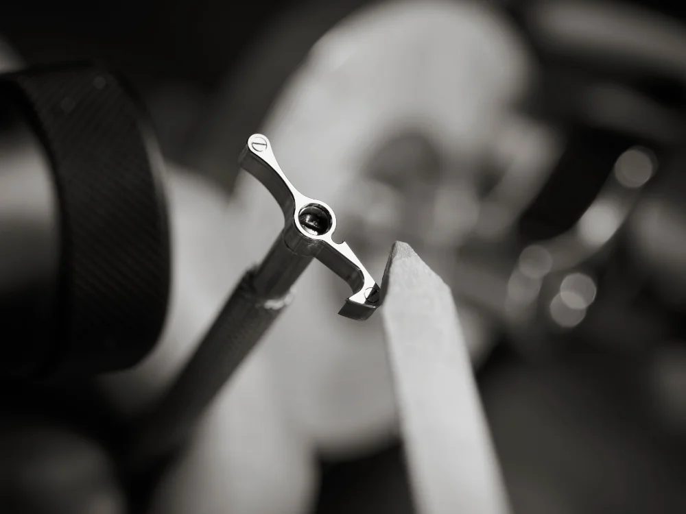 Laurent Ferrier hand finishing