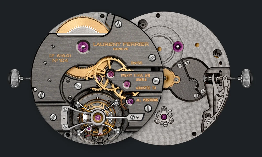 Laurent Ferrier hand finishing