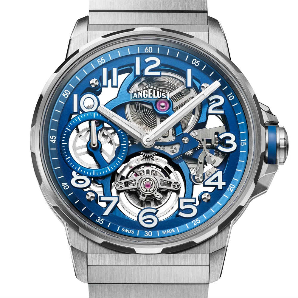 Angelus Flying Tourbillon Titanium Blue Edition