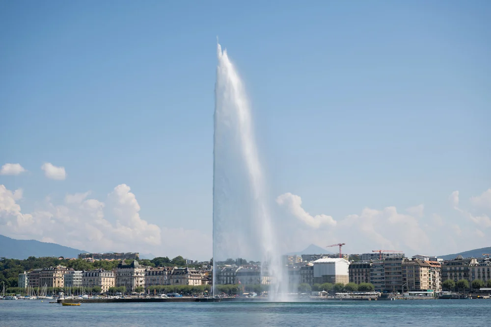 The Jet d'Eau, Geneva