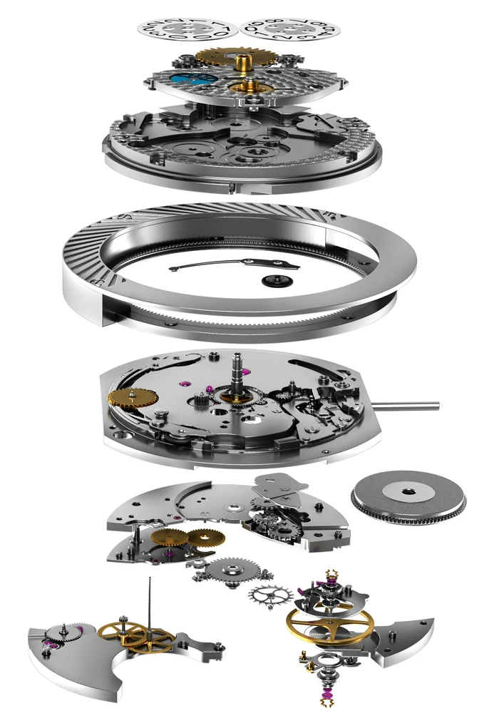 Perrelet LAB Peripheral Salmon Dial