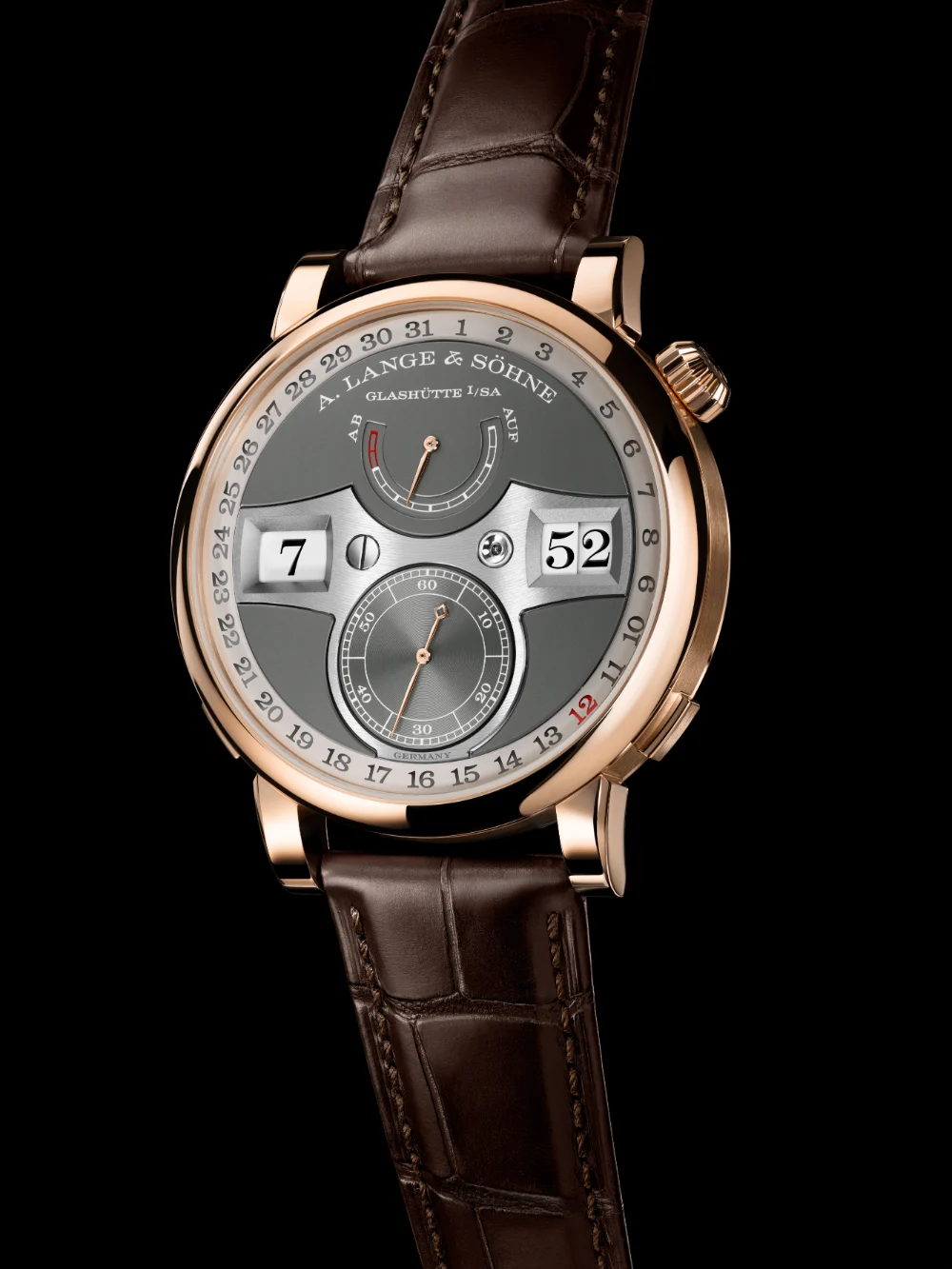 A. Lange & Söhne Zeitwerk Date in pink gold