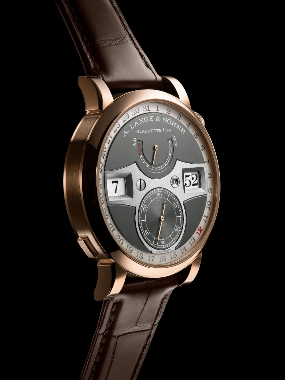 A. Lange & Söhne Zeitwerk Date in pink gold