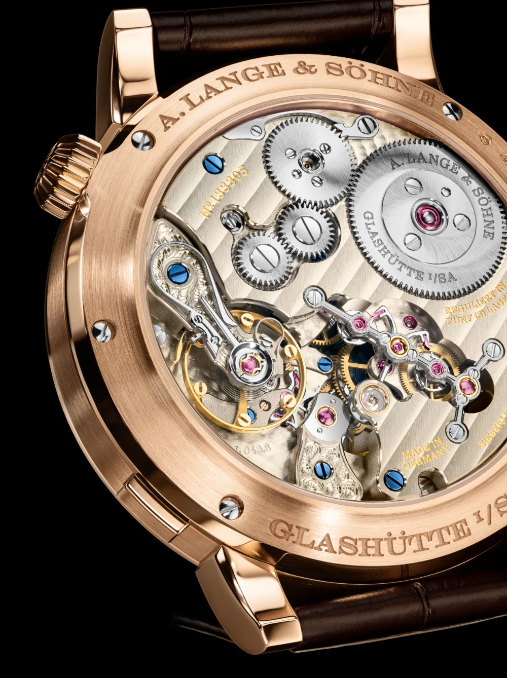 A. Lange & Söhne Zeitwerk Date in pink gold