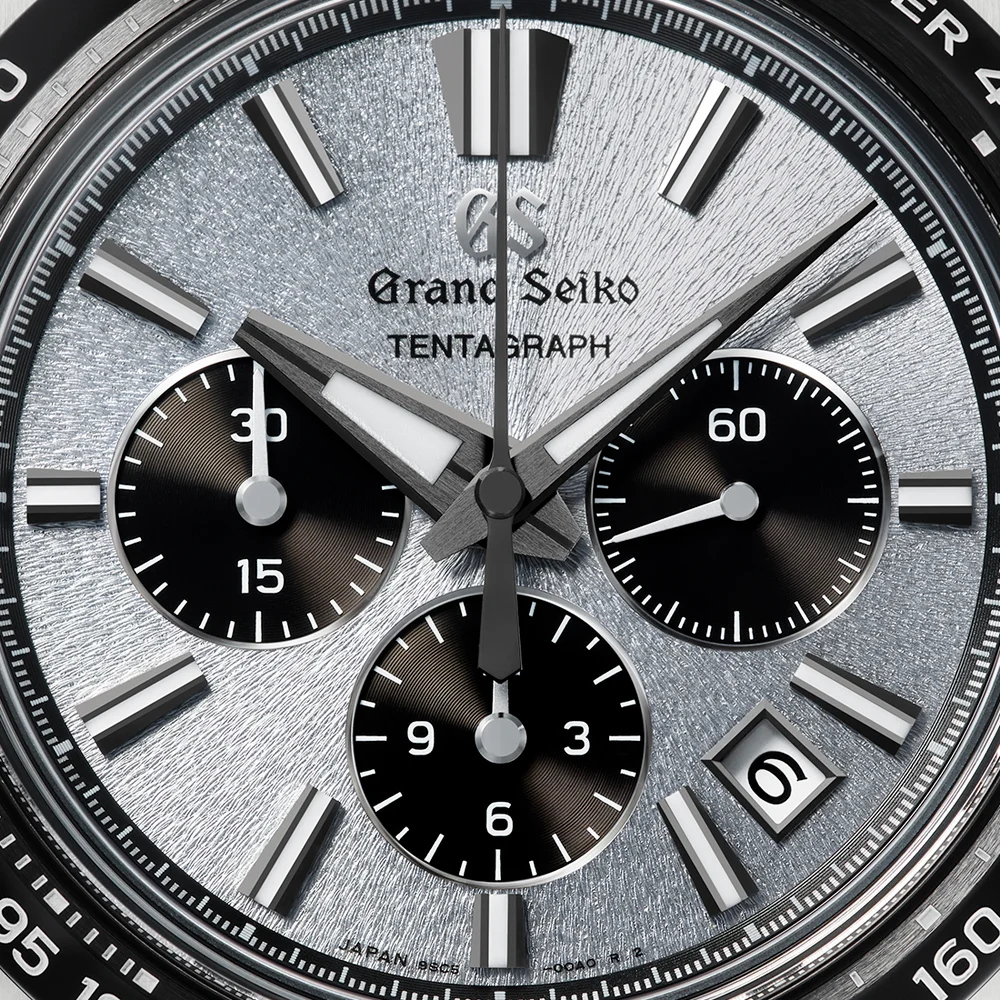 Grand Seiko Snow Blue Tentagraph SLGC007 Hi-Beat Automatic Chronograph