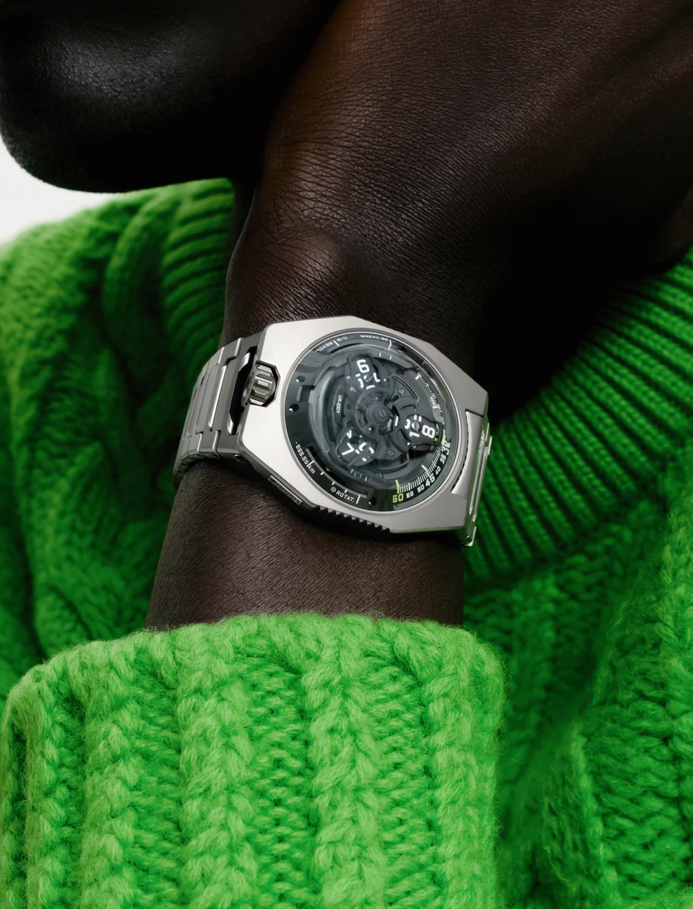 Urwerk UR-100V Magic T Hunter Green Edition