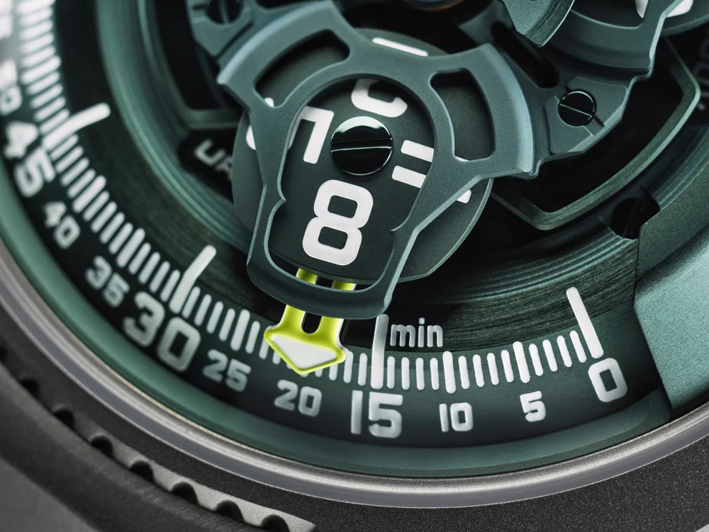Urwerk UR-100V Magic T Hunter Green Edition