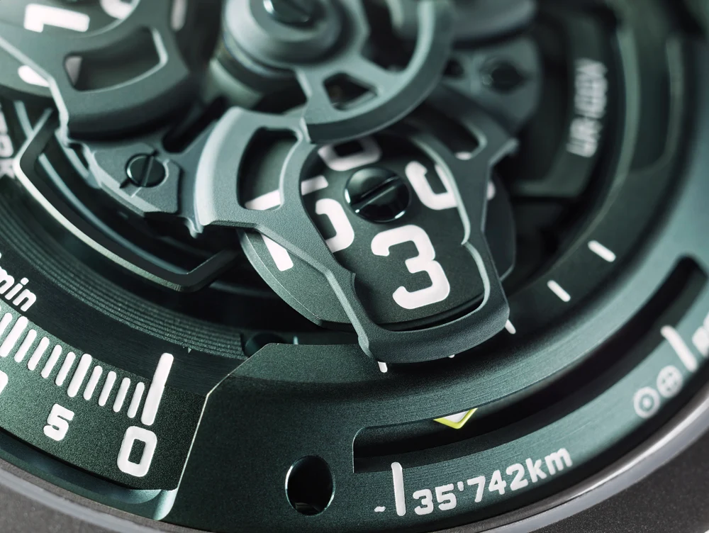 Urwerk UR-100V Magic T Hunter Green Edition
