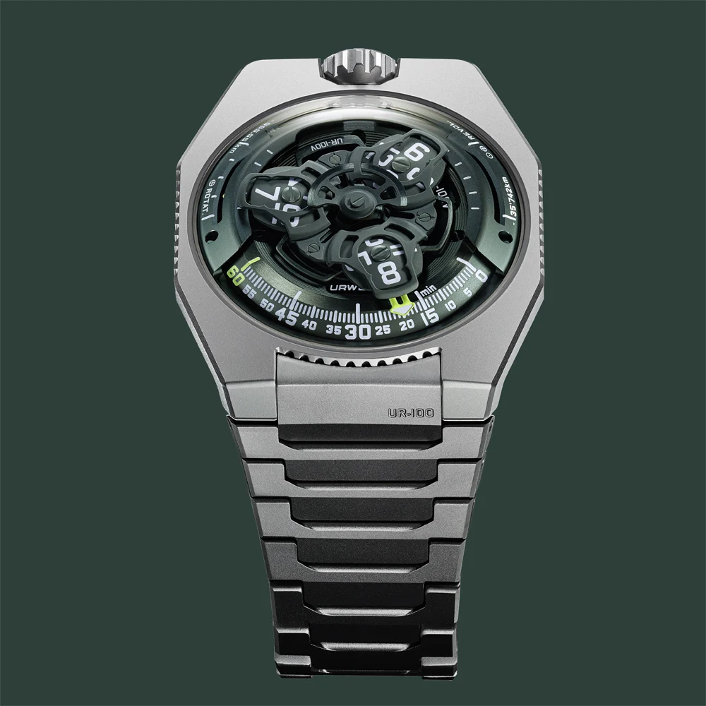 Urwerk UR-100V Magic T Hunter Green Edition