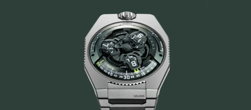 Urwerk UR-100V Magic T Hunter Green Edition