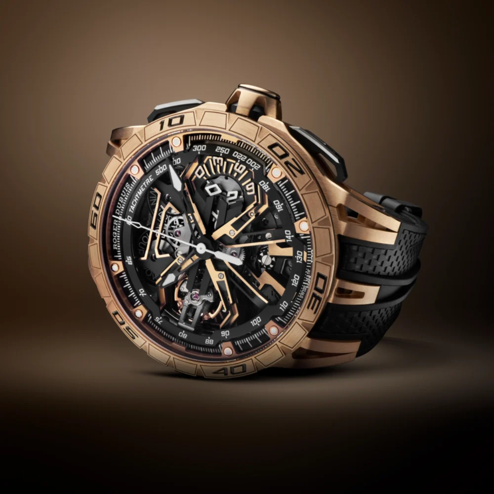 Roger Dubuis Excalibur Spider Flyback Chronograph Pink Gold RDDBEX1138