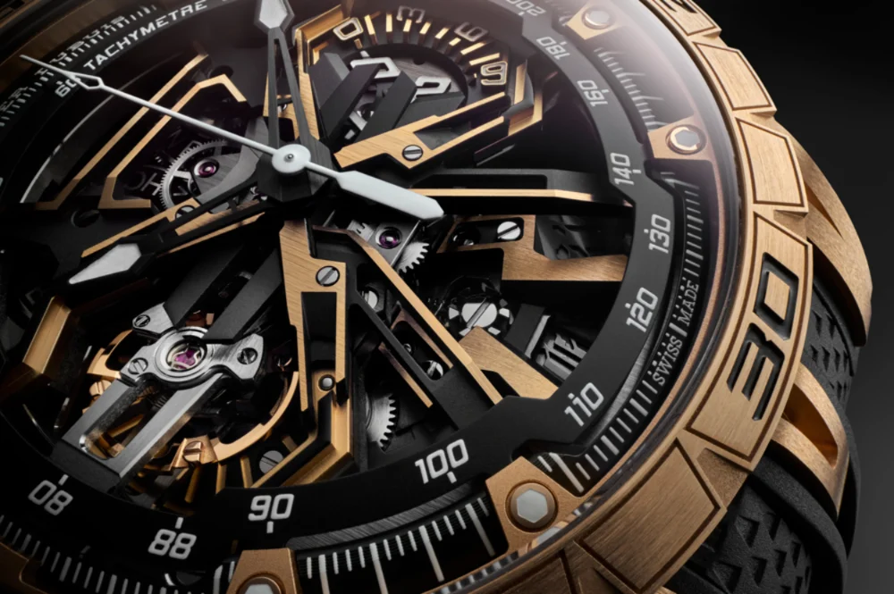 Roger Dubuis Excalibur Spider Flyback Chronograph Pink Gold RDDBEX1138