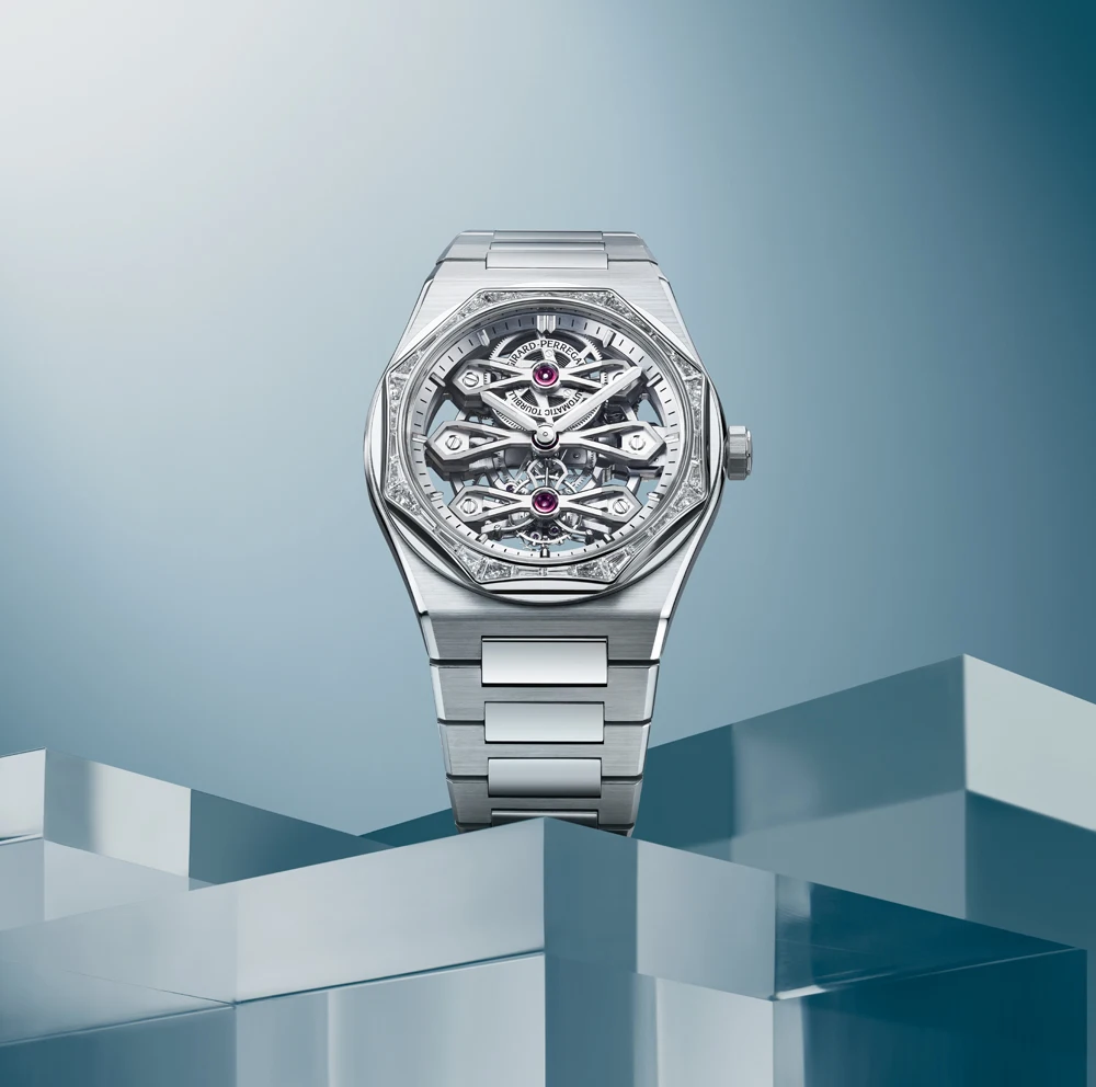 Girard-Perregaux Laureato Three Gold Bridges