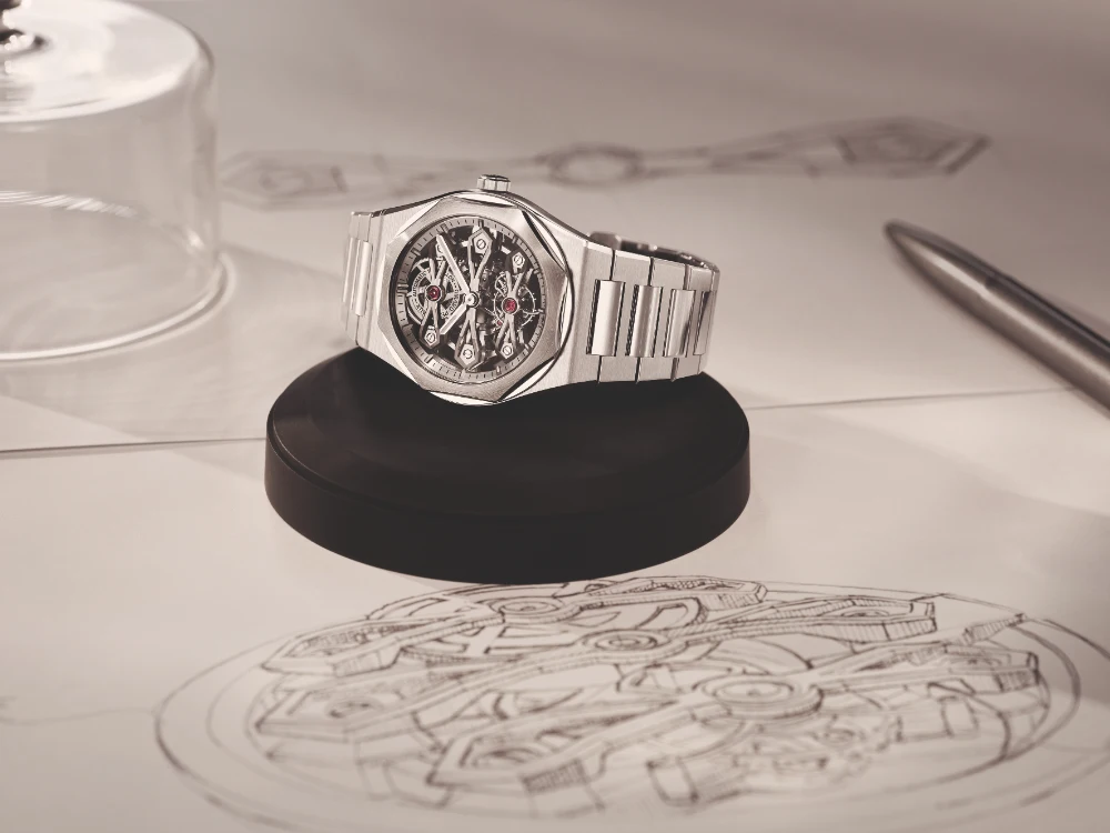 Girard-Perregaux Laureato Three Gold Bridges