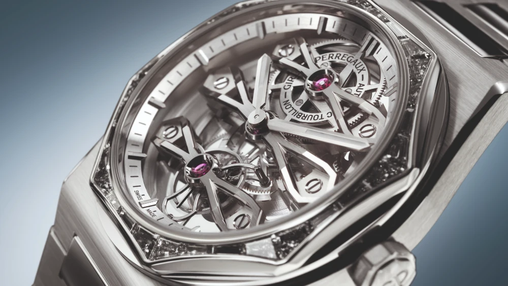 Girard-Perregaux Laureato Three Gold Bridges