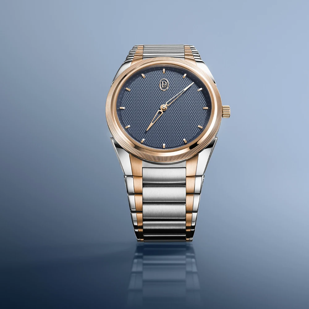 Parmigiani Fleurier Tonda PF Micro-Rotor Steel & Rose Gold Stone Blue