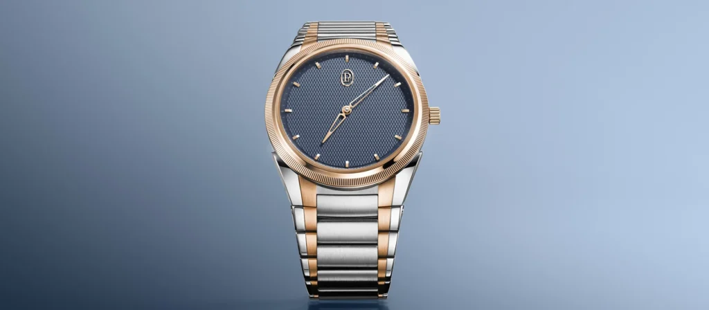 Parmigiani Fleurier Tonda PF Micro-Rotor Steel & Rose Gold Stone Blue