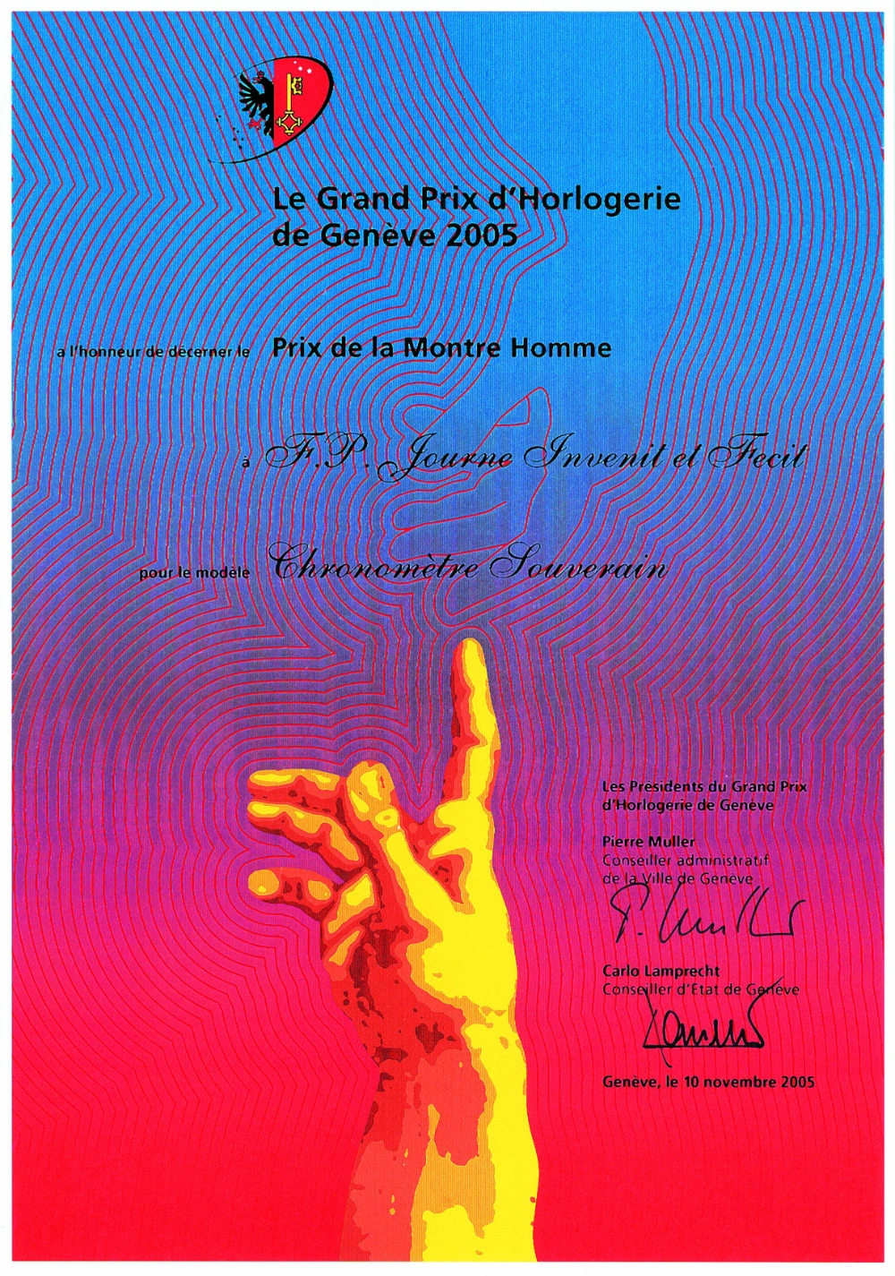 F.P.Journe Chronomètre Souverain GPHG 2005