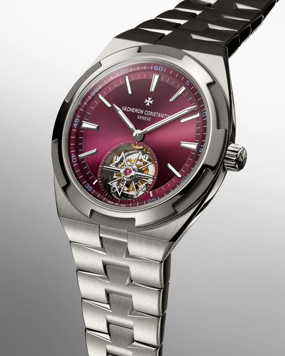 Vacheron Constantin Overseas Tourbillon Titanium Deep Red