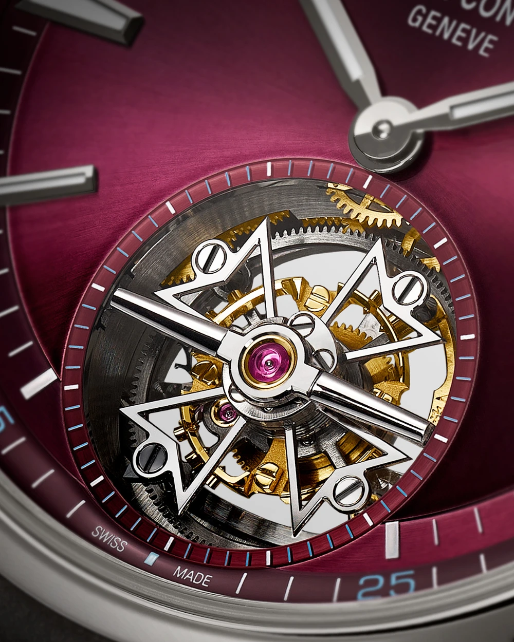 Vacheron Constantin Overseas Tourbillon Titanium Deep Red