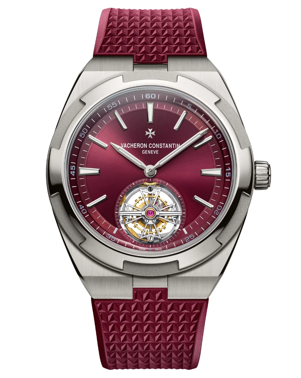 Vacheron Constantin Overseas Tourbillon Titanium Deep Red
