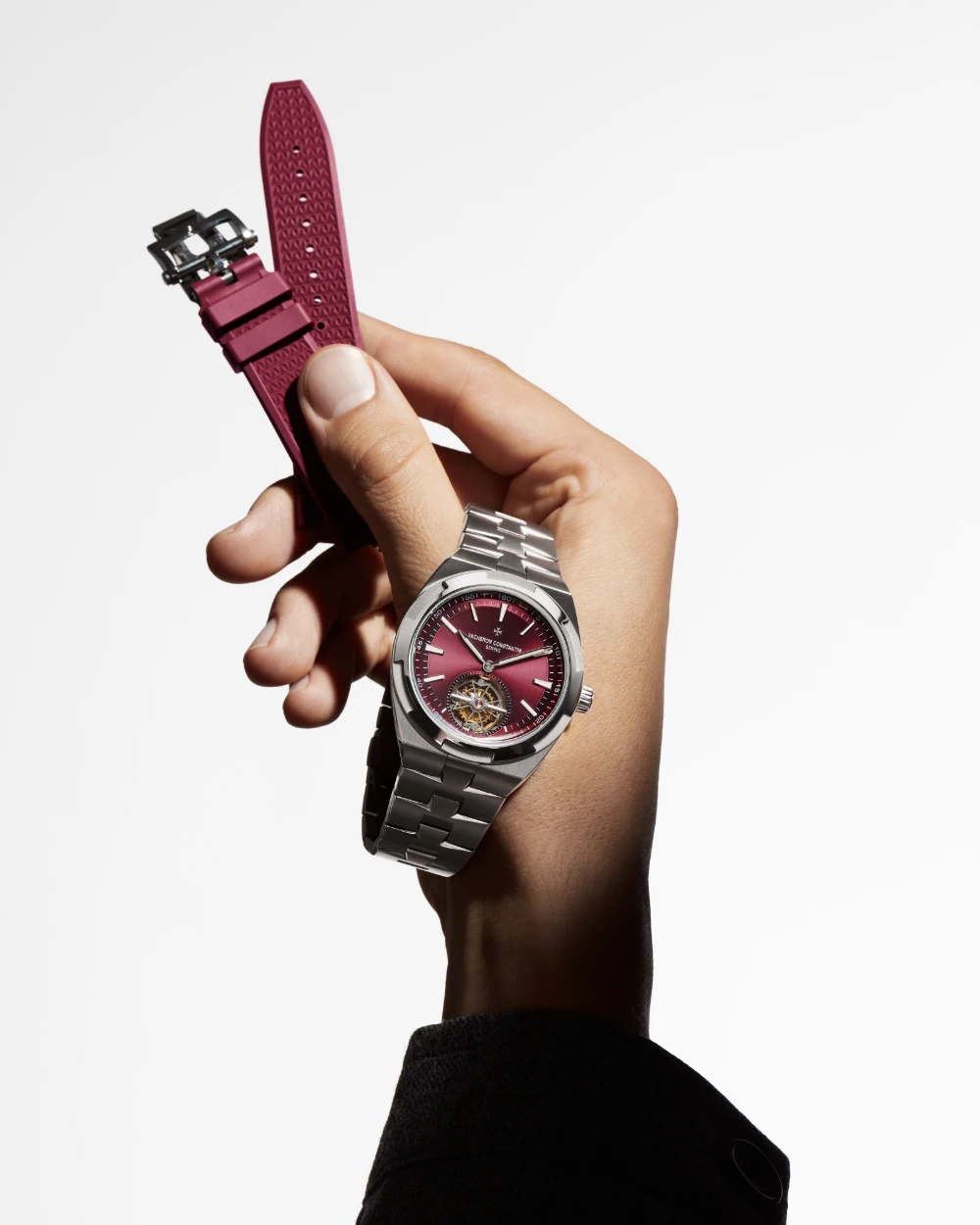 Vacheron Constantin Overseas Tourbillon Titanium Deep Red