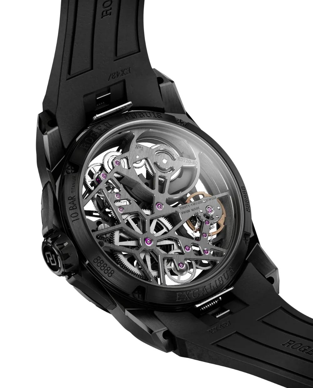 Roger Dubuis Excalibur Monobalancier Black DLC Titanium RDDBEX1136