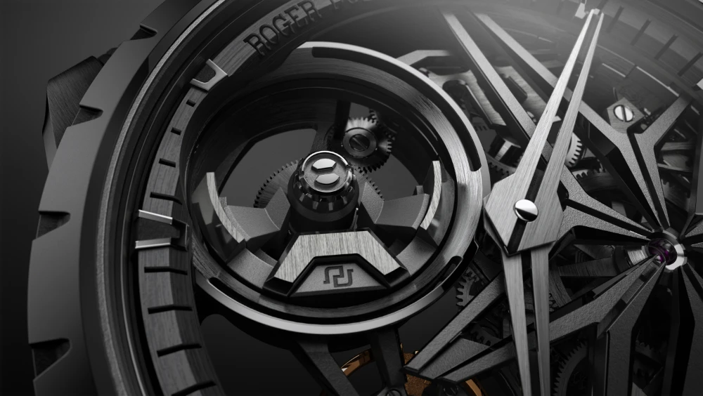 Roger Dubuis Excalibur Monobalancier Black DLC Titanium RDDBEX1136
