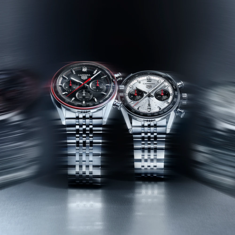 TAG Heuer Carrera Chronograph Glassbox 41 mm v 39mm