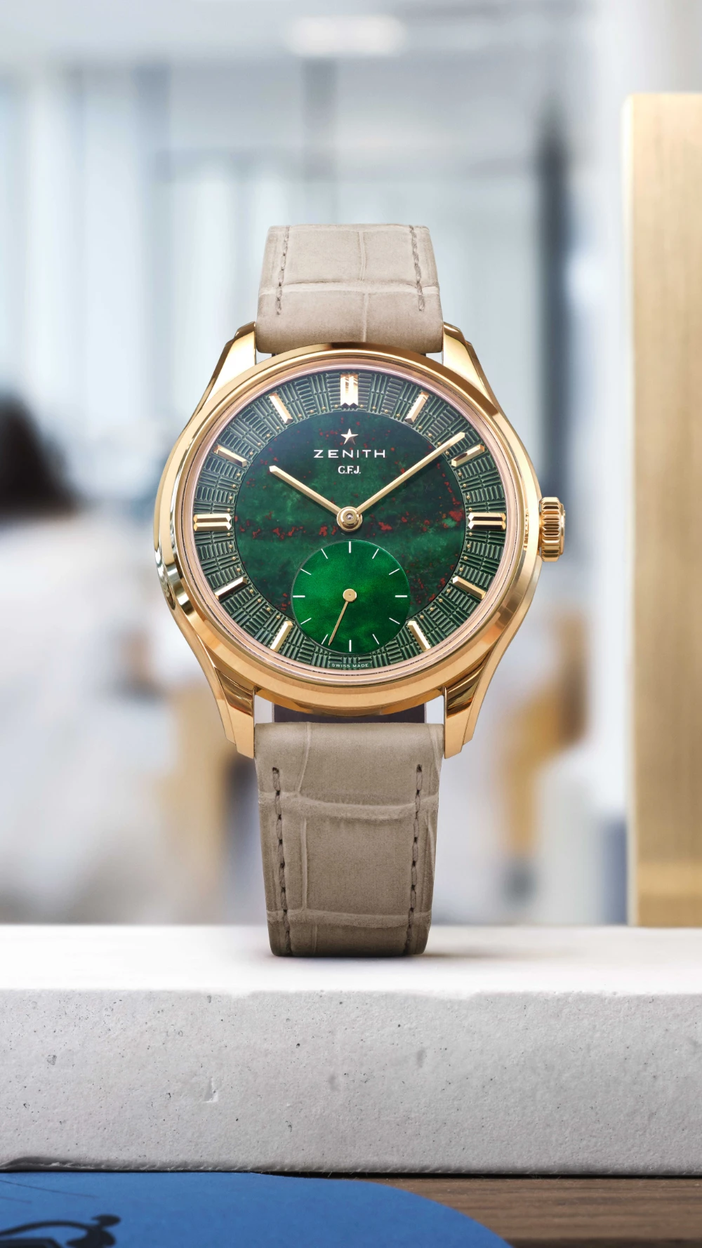 Zenith G.F.J. Calibre 135 Jasper Bloodstone