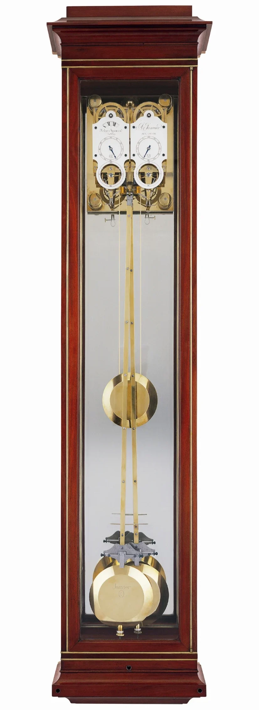 Antide Janvier Double Pendulum Clock