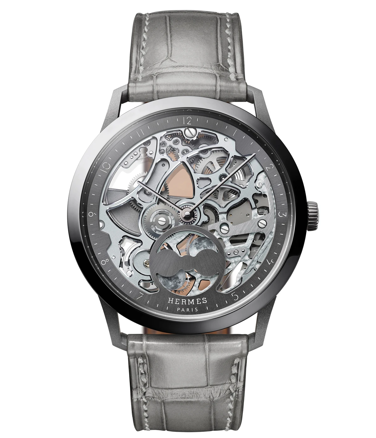 Slim d'Hermès Squelette Lune 39.5 mm
