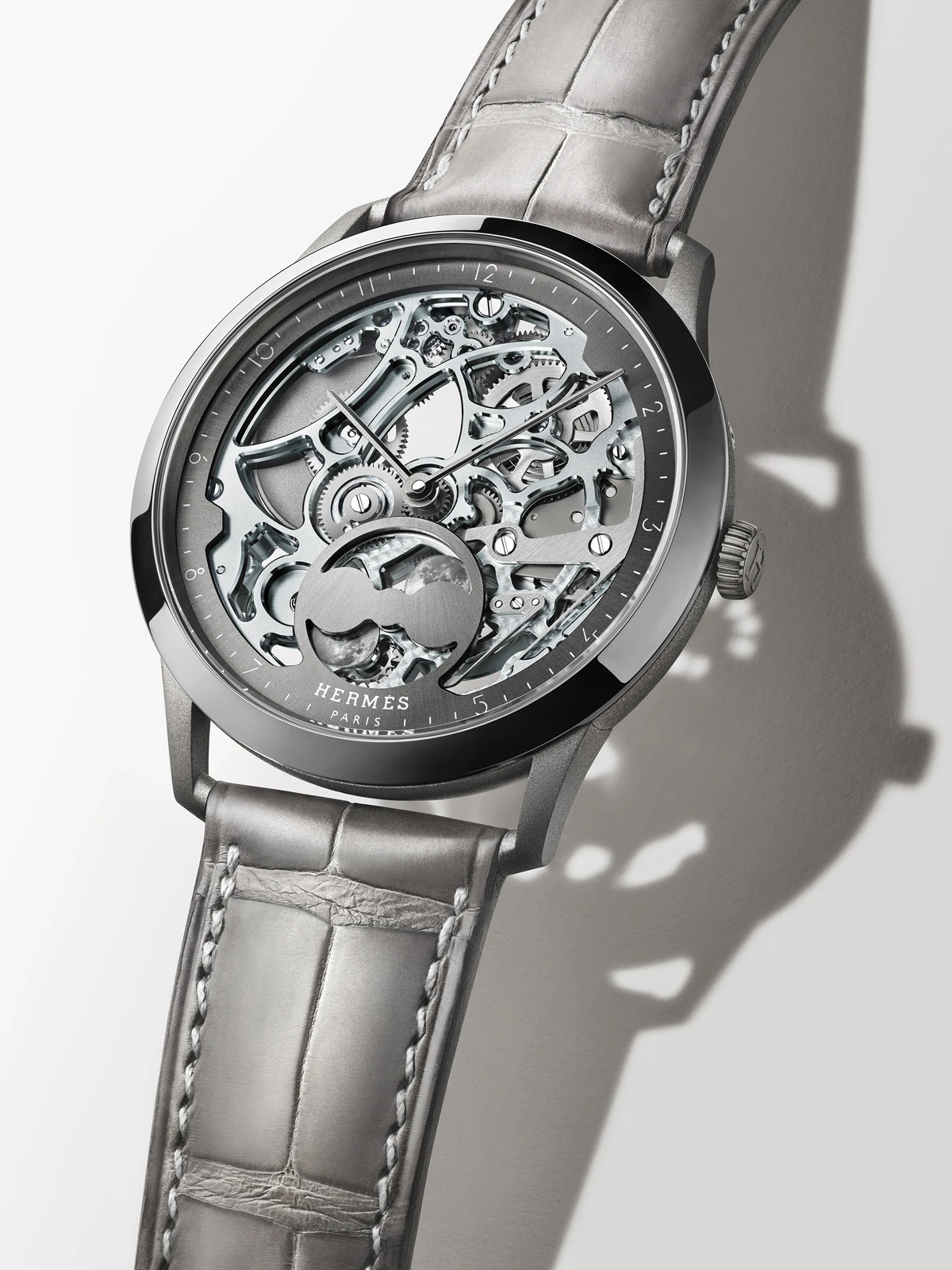 Slim d'Hermès Squelette Lune 39.5 mm