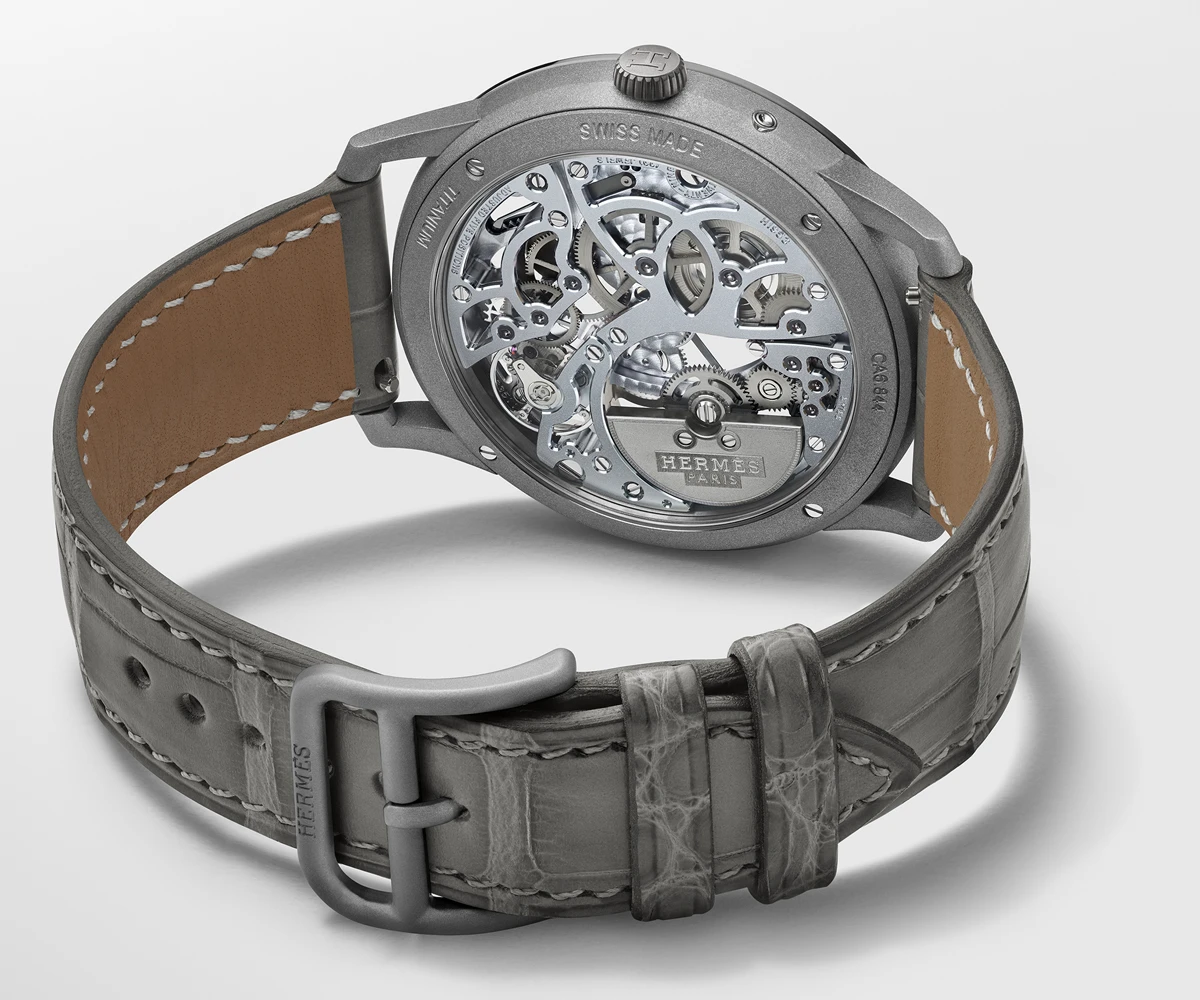 Slim d'Hermès Squelette Lune 39.5 mm