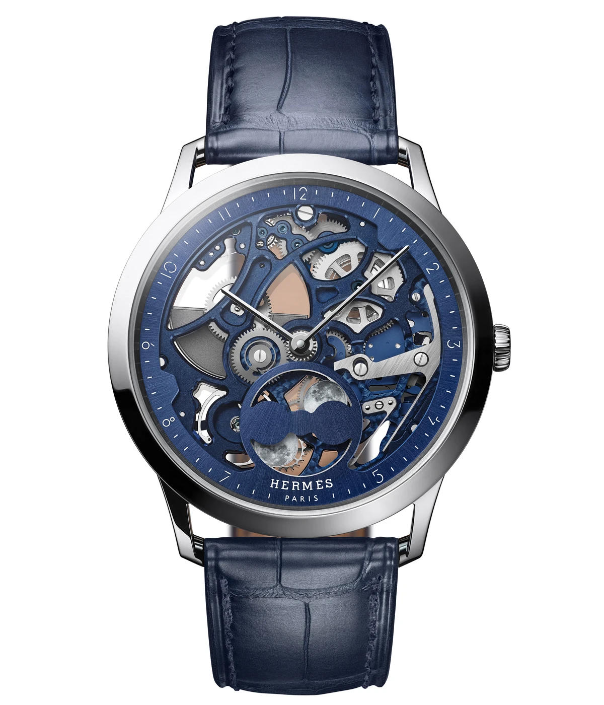 Slim d'Hermès Squelette Lune 39.5 mm