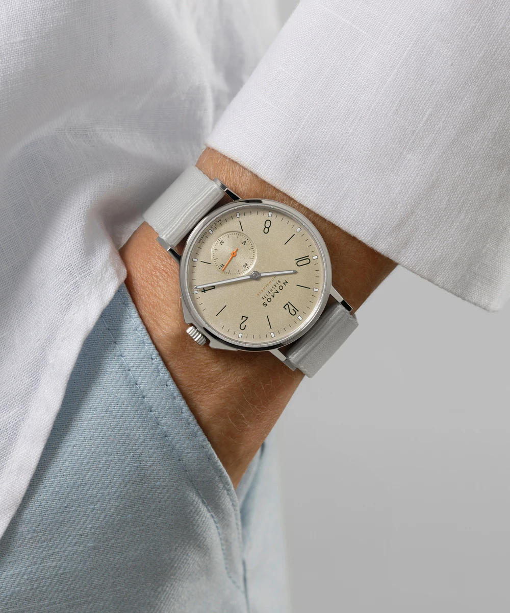 NOMOS Ahoi neomatik sky and sand