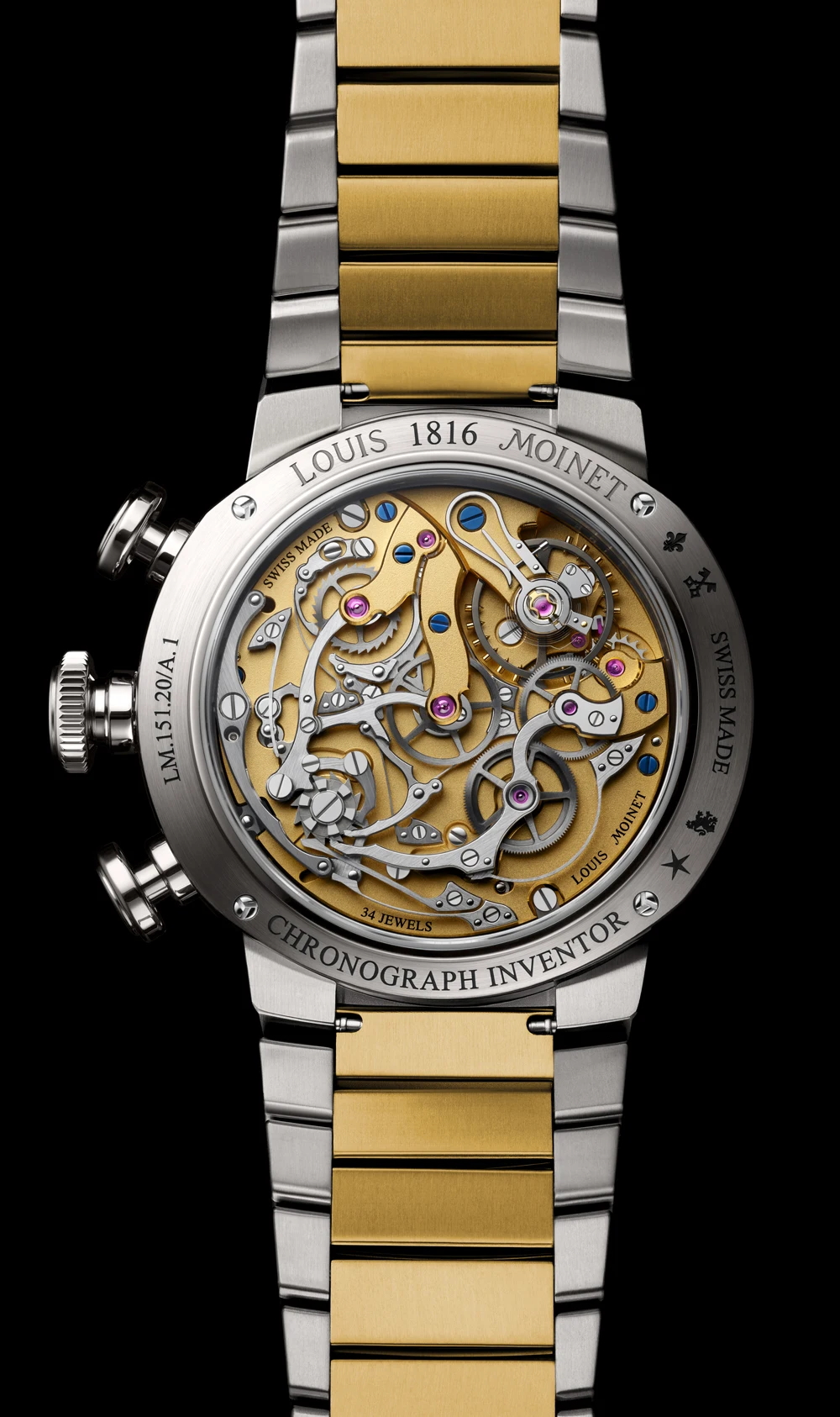 Louis Moinet 1816 Chronograph Champagne