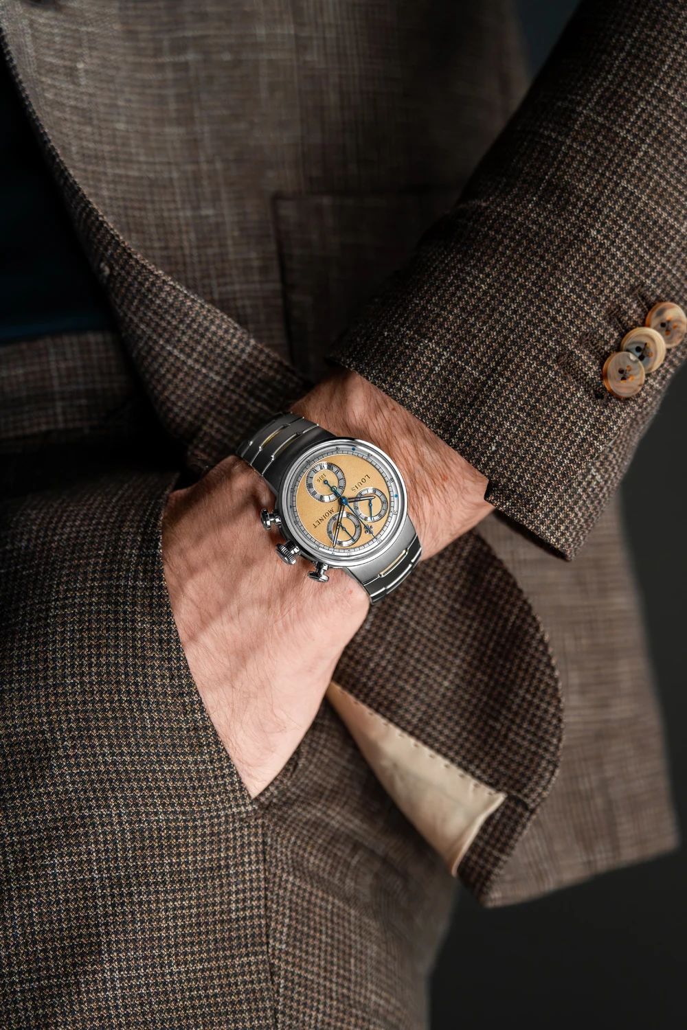 Louis Moinet 1816 Chronograph Champagne